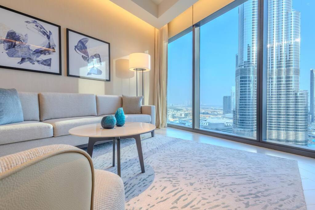 Апартаменти Stunning Full Burj Khalifa View - The Address 2Br Luxury Дубай Екстер'єр фото