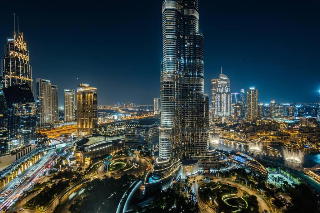 Апартаменти Stunning Full Burj Khalifa View - The Address 2Br Luxury Дубай Екстер'єр фото